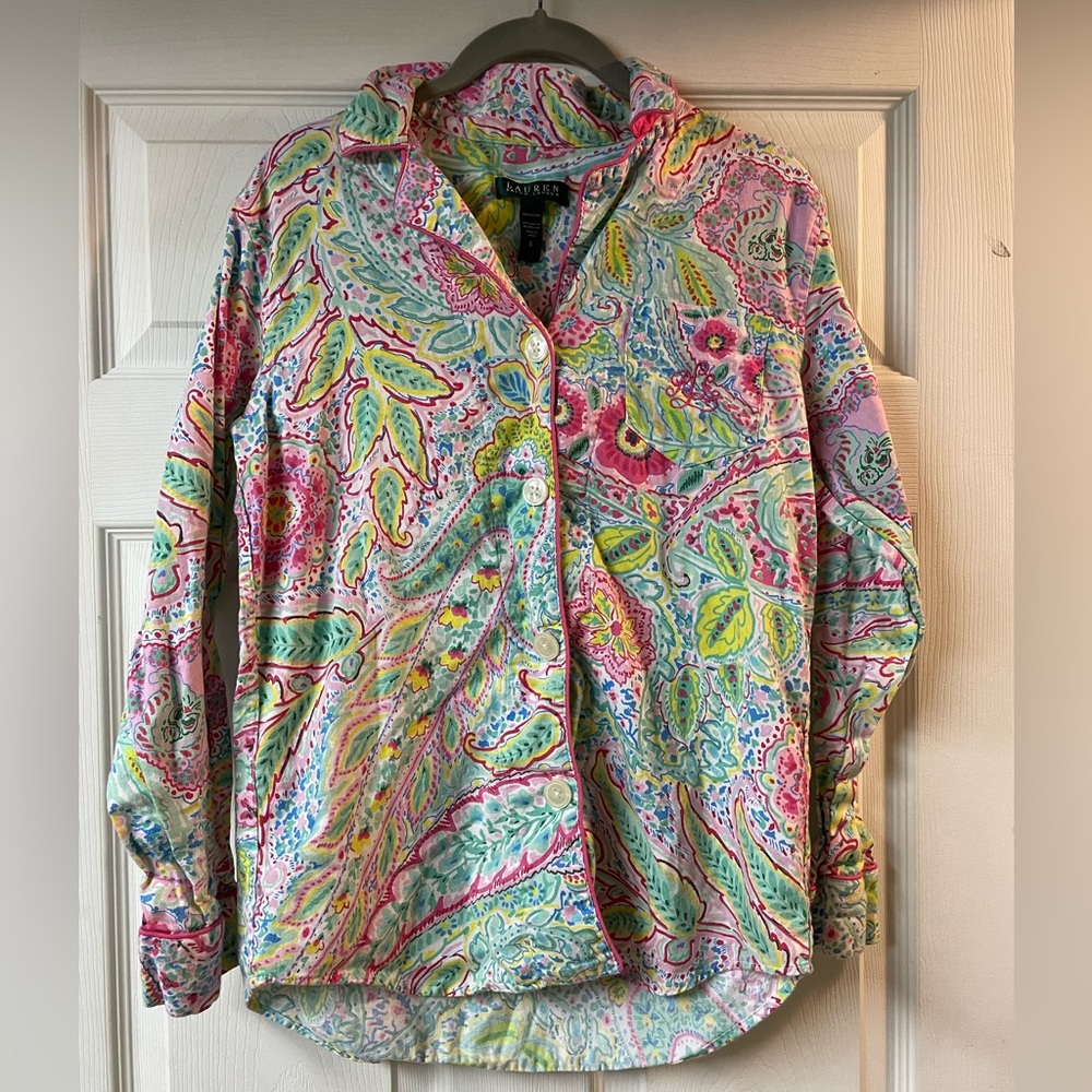 Lauren Ralph Lauren Pj Top